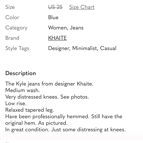 Khaite Kyle Jeans - Picture 11 of 11